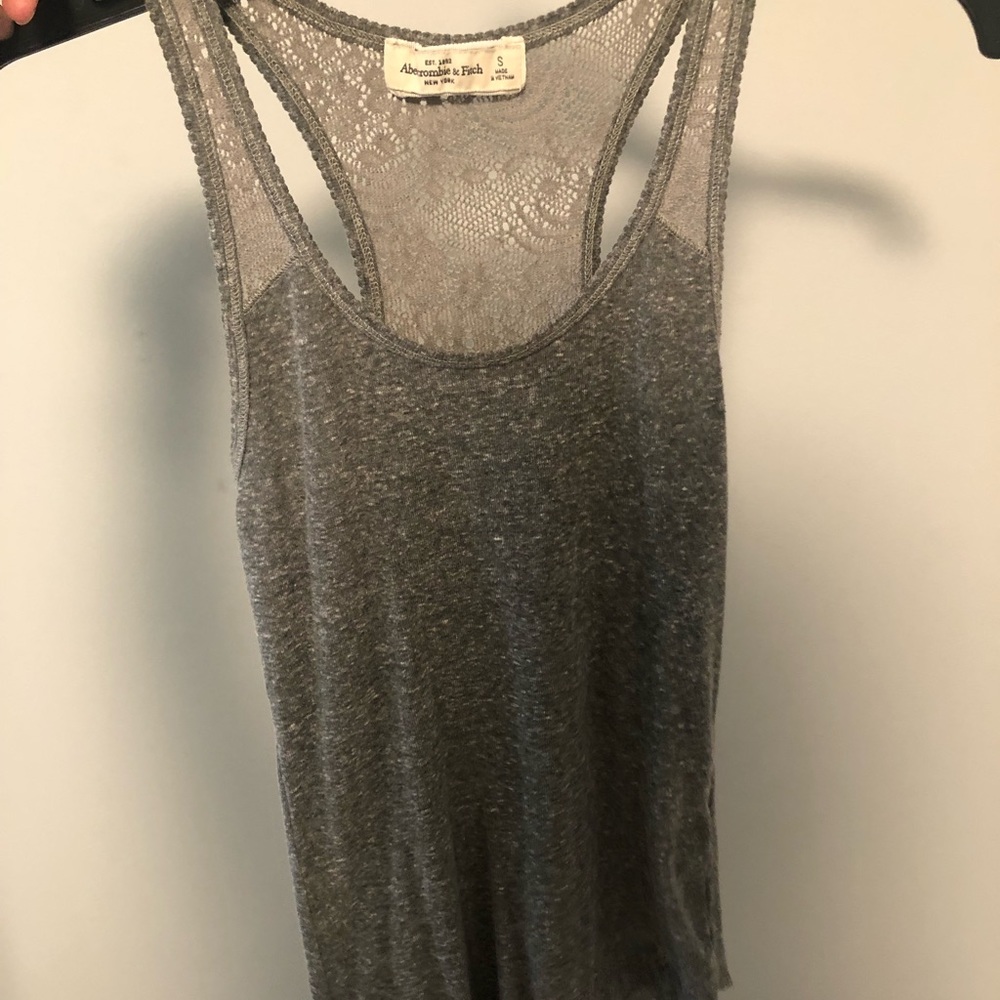 Grey Abercrombie size S tank